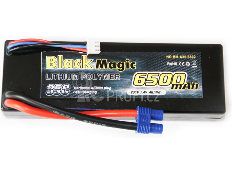 Black Magic LiPol Car 7.4V 6500mAh 35C EC3