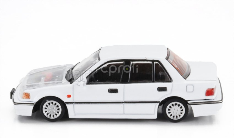 Bm-creations Honda Civic Ef2 With Accessories 1991 1:64 Bílá