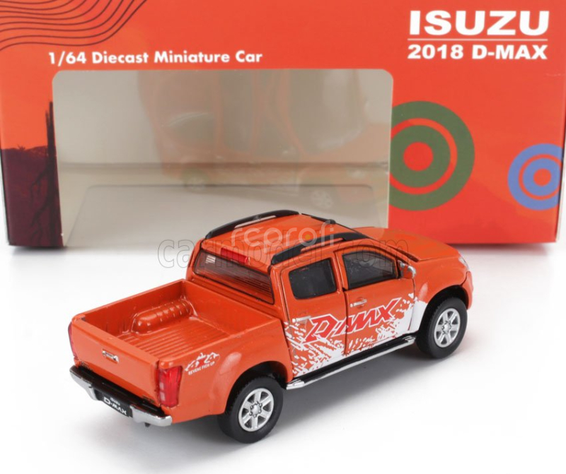 Bm-creations Isuzu D-max Pick-up Double Cabine 2018 1:64 Orange