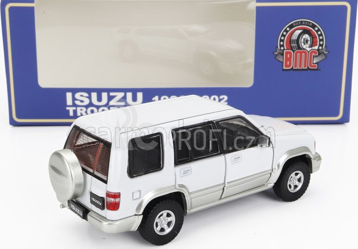 Bm-creations Isuzu Trooper Big Horn 1998 1:64 Bílé Stříbro