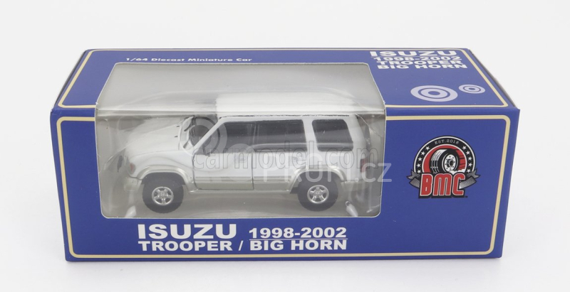 Bm-creations Isuzu Trooper Big Horn 1998 1:64 Bílé Stříbro
