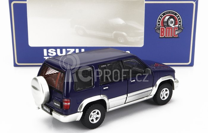 Bm-creations Isuzu Trooper Big Horn 1998 1:64 Modrá Stříbrná