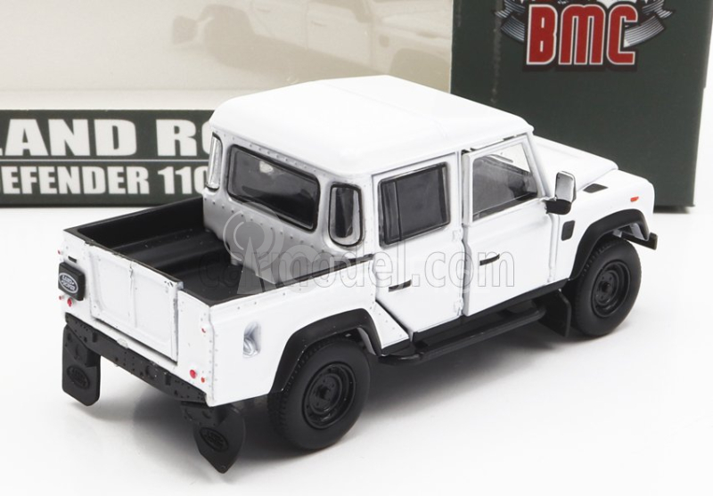 Bm-creations Land rover Defender 110 Pick-up 1995 1:64 Bílá