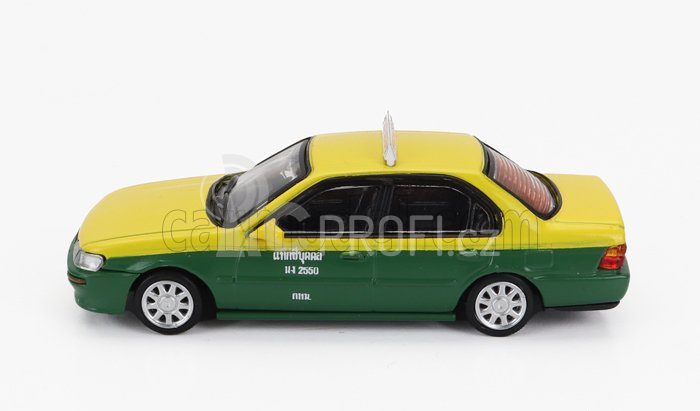 Bm-creations Toyota Corolla Ae100 Thailand Taxi 1996 1:64 Žlutá Zelená