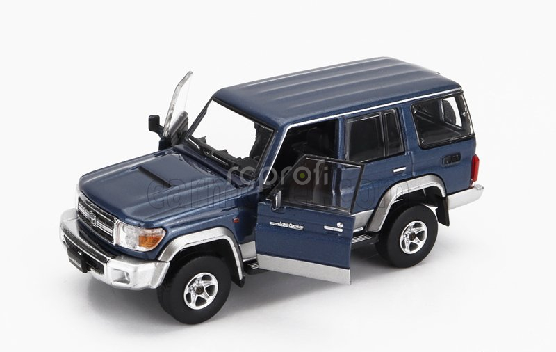 Bm-creations Toyota Land Cruiser Lc76 2014 1:64 Modrá Stříbrná