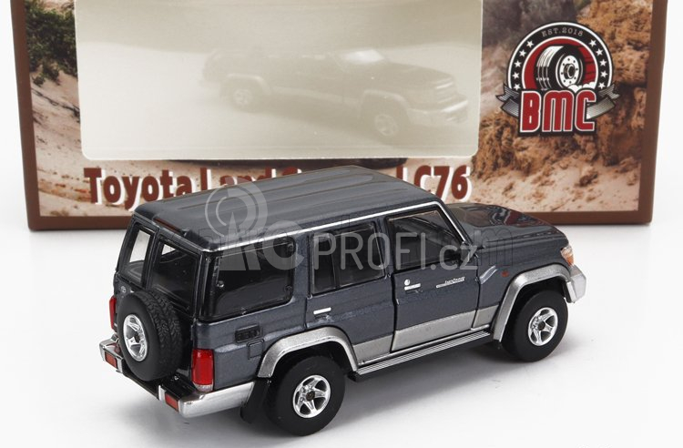 Bm-creations Toyota Land Cruiser Lc76 2014 1:64 Šedé Stříbro