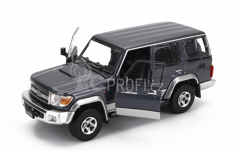 Bm-creations Toyota Land Cruiser Lc76 2014 1:64 Šedé Stříbro