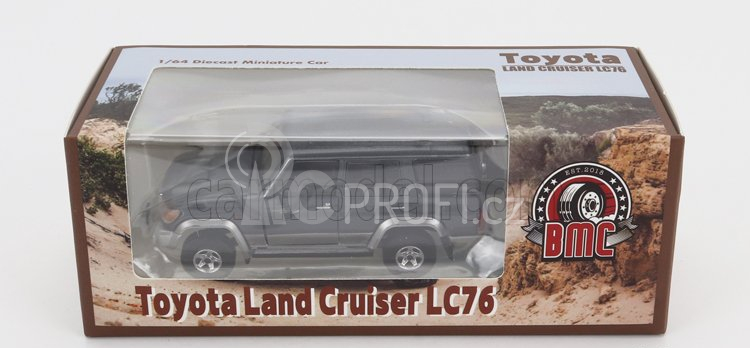 Bm-creations Toyota Land Cruiser Lc76 2014 1:64 Šedé Stříbro