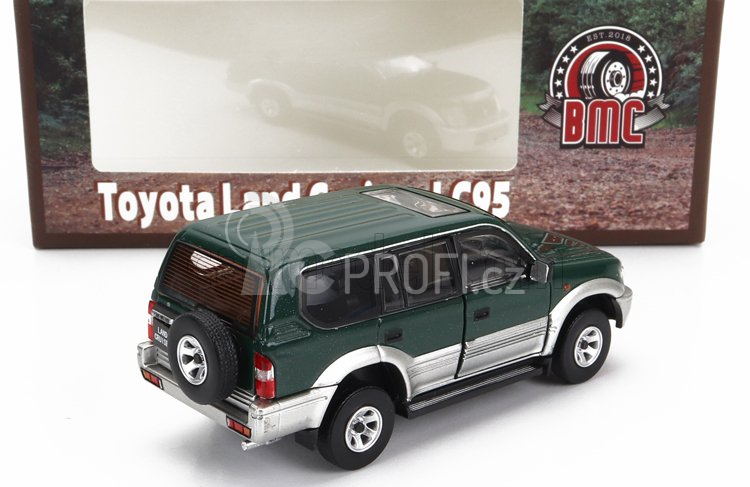 Bm-creations Toyota Land Cruiser Lc95 2008 1:64 Zelené Stříbro