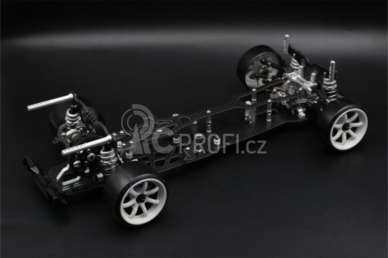 BM Racing DRR01-V2 drift podvozek - Set s gyrem a hliníkovým servem