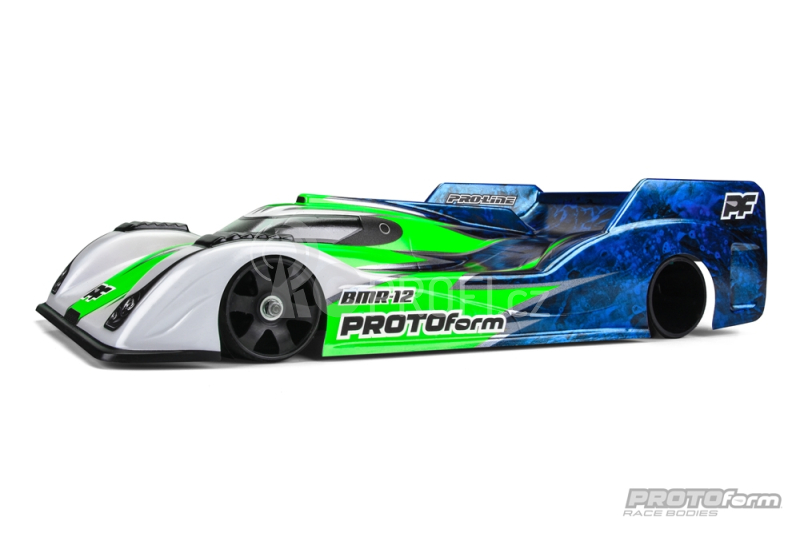 BMR-12 čirá karoserie pro 1/12 placky, lehká