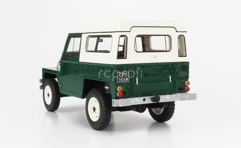 Bos-models Land rover Land 90 Ii Series Lightweight Soft-top Closed 1973 1:18 Zelená Bílá