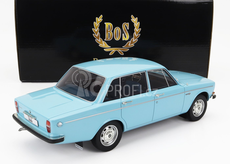 Bos-models Volvo 144 1971 1:18 Světle Modrá