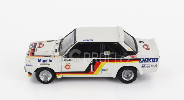 Brekina plast Fiat 131 Abarth N 1 1:87, bílá