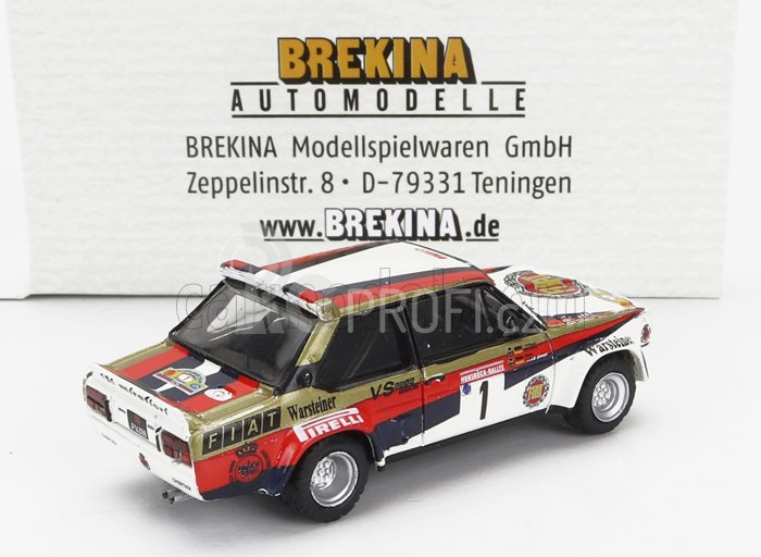 Brekina plast Fiat 131 Abarth N 1 1:87, bílá