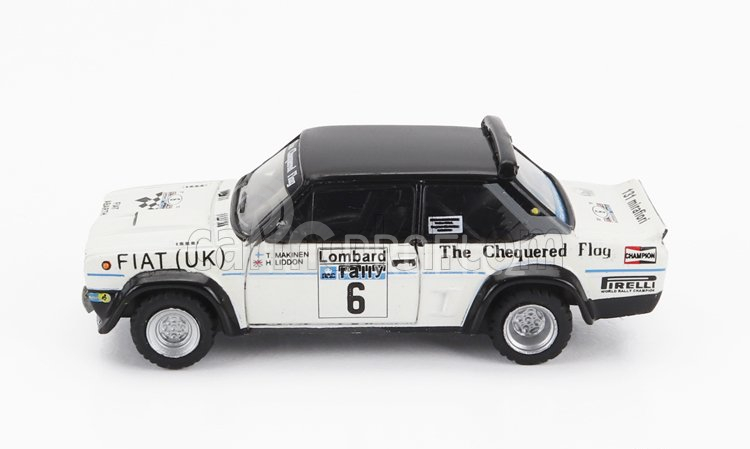 Brekina plast Fiat 131 Abarth N 6 Rally Rac Lombard 1977 1:87, bílá