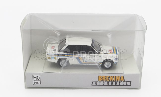 Brekina plast Fiat 131 Abarth Team Svenska Fiat N 7 1:87, bílá