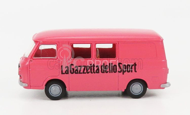Brekina plast Fiat 238 Half Van La Gazzetta Dello Sport 1969 1:87 Pink
