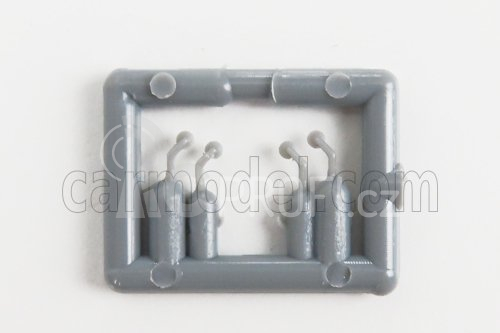 Brekina plast Fiat 238 Van 1969 1:87 Red
