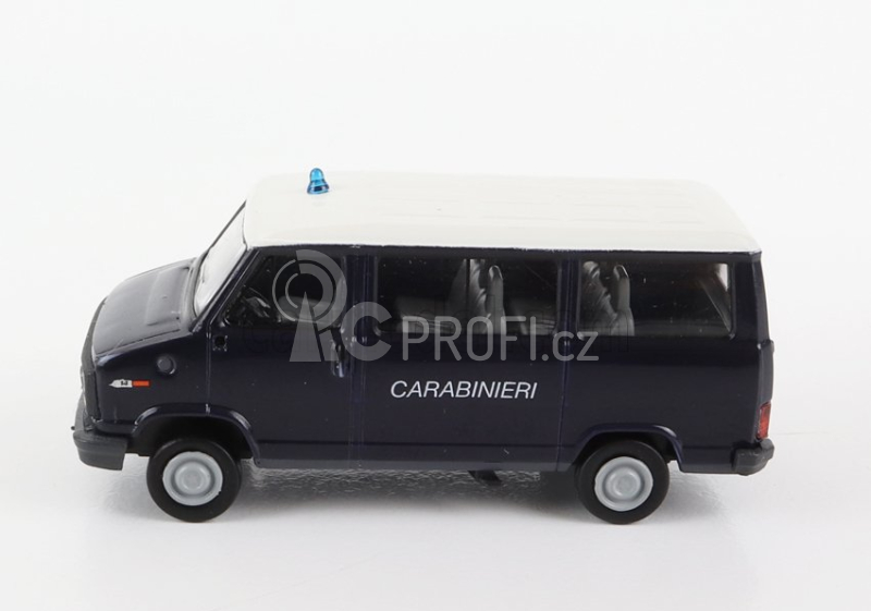 Brekina plast Fiat Ducato Minibus Carabinieri 1981 1:87 Modrá Bílá
