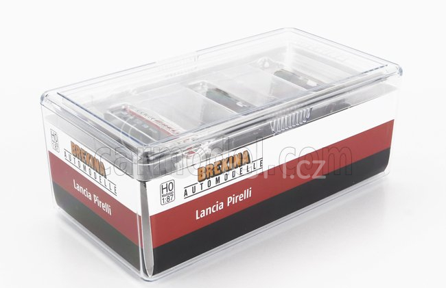 Brekina plast Lancia Set Fiat 238 Van Assistance + 2x Stratos Hf Pirelli (night Version) N 4 N 0 Rally 1978 1:87 Černá Červená Bílá