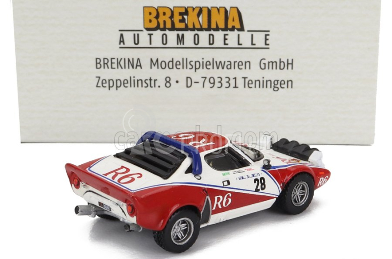 Brekina plast Lancia Stratos Hf (night Version) N 28 1:87, červená