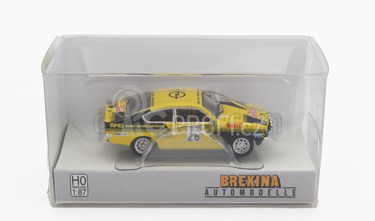 Brekina plast Opel Kadett C Gt/e (night Version) N 28 1:87, žlutá