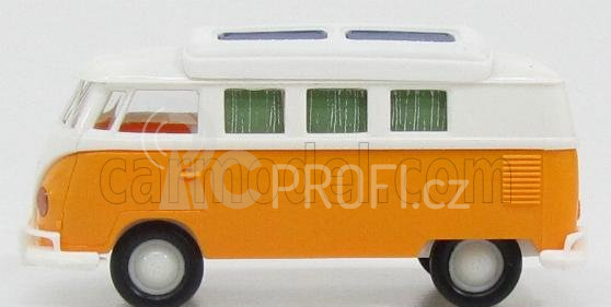 Brekina plast Volkswagen T1b Camping Bus 1970 1:87 Žlutá Bílá