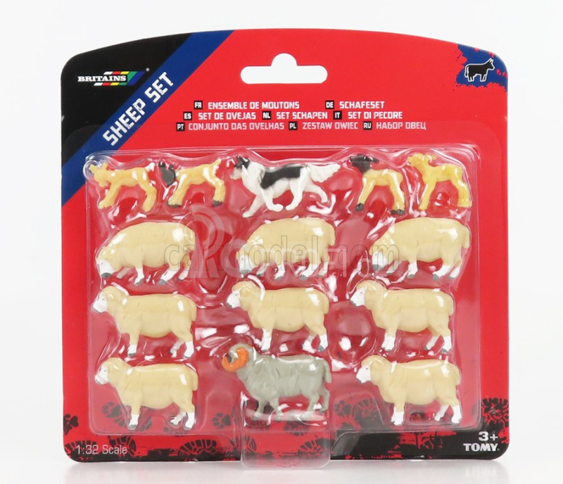 Britains Accessories Pecore - Sheeps Set Figure 1:32 Whie