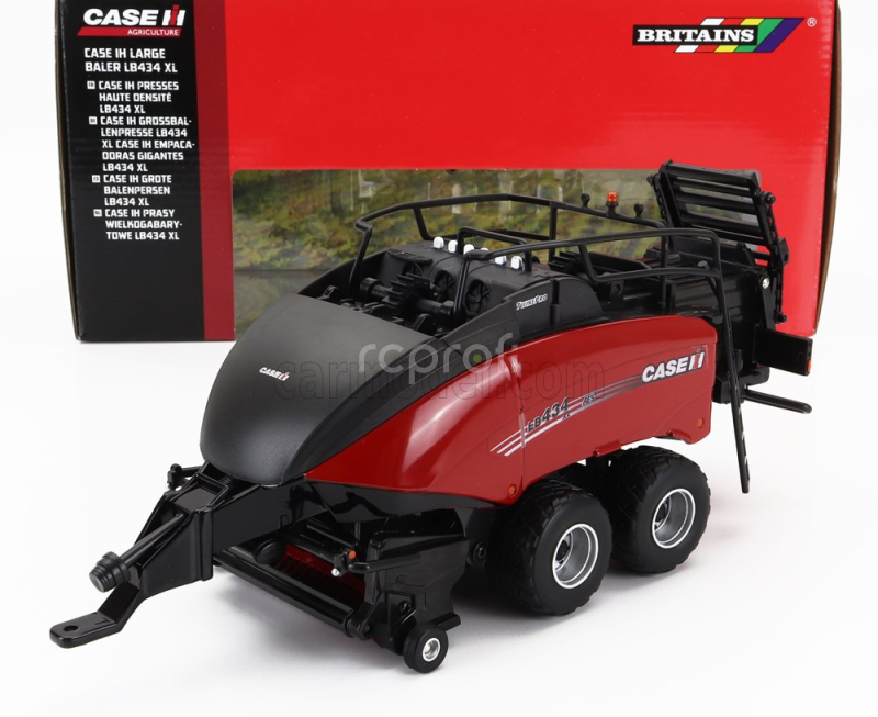 Britains Case-ih Trailer Ln434 Large Baler - 1:32 Červená Černá