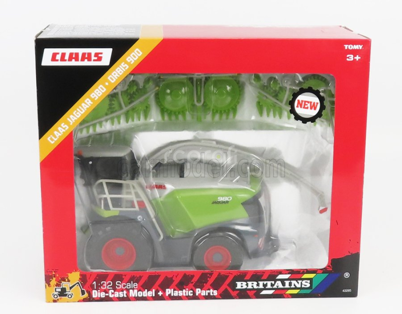 Britains Claas Jaguar 900 Trebbiatrice - Harvester 2001 1:32 Zelená