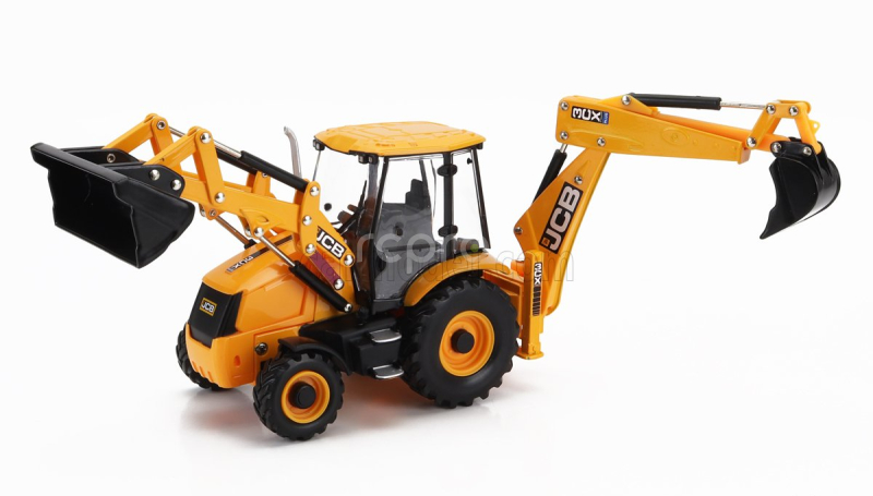 Britains JCB 3cx Plus Ruspa Gommata - Tractor Scraper 1:32 Žlutá Černá