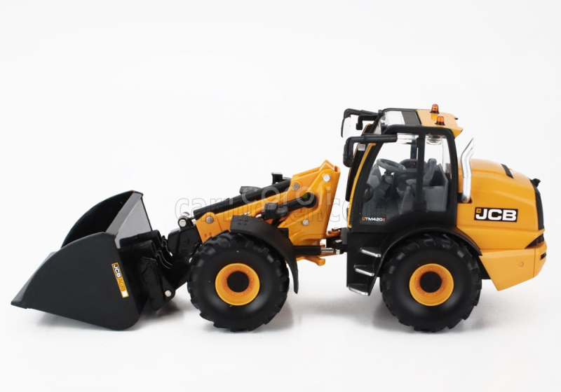 Britains JCB Tm4205 Ruspa Gommata - Tractor Scraper 1:32 Žlutá Černá