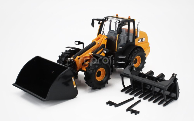 Britains JCB Tm4205 Ruspa Gommata - Tractor Scraper 1:32 Žlutá Černá