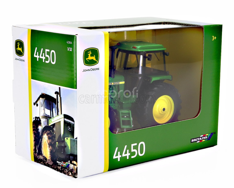 Britains John deere 4450 Tractor 1978 1:32 Zelená Žlutá