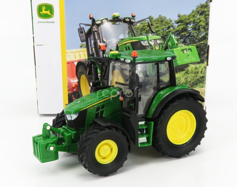 Britains John deere 6120m Tractor 2015 1:32 Zelená Žlutá