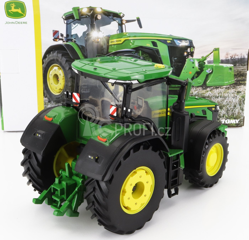 Britains John deere 8r 370 Tractor 2020 1:32 Zelená Žlutá
