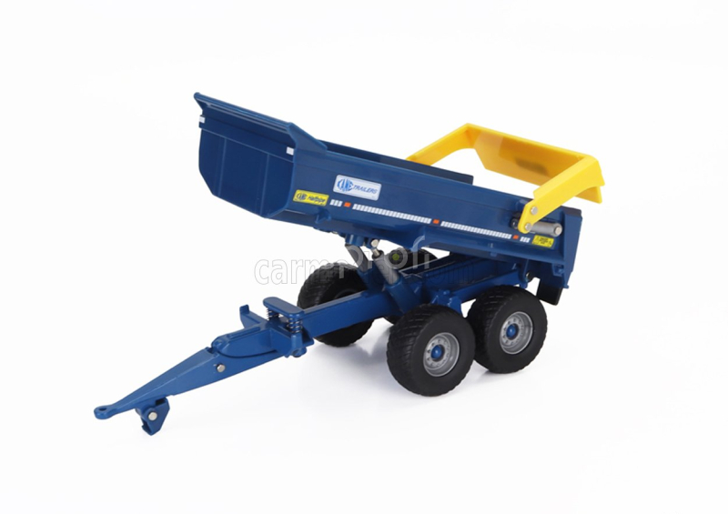 Britains Kane Dump Trailer - Carrello Cassone Ribaltabile 1:32 Modrá Žlutá