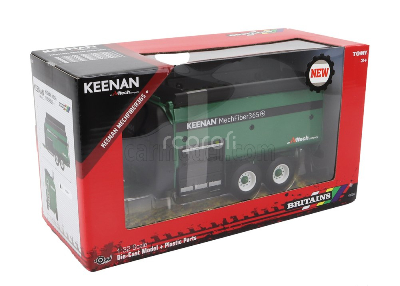 Britains Keenan Trailer Mechfiber 365 1:32 Zelená Černá