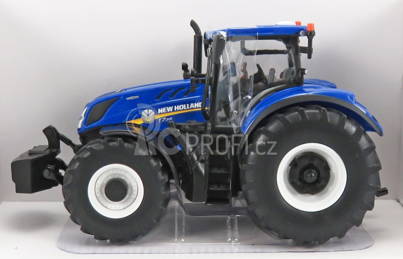 Britains New holland T7.315 Tractor 2018 1:32 Modrá Černá