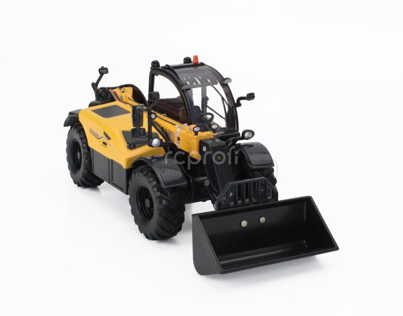 Britains New holland Th7.4z Panoramic Telescopic Ruspa Gommata Tractor - Scraper - Elevatore 1:32 Černá Žlutá
