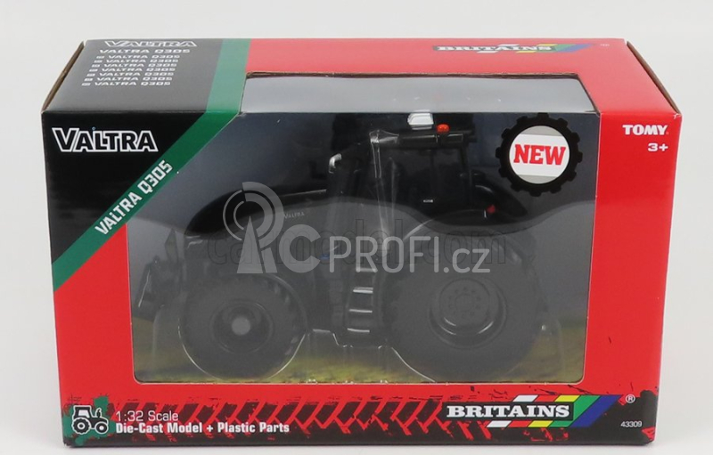Britains Valtra Q305 Tractor 2018 1:32 Black