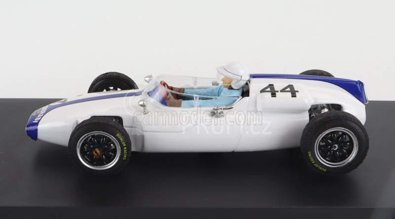 Brumm Cooper F1  T56 N 44 Belgium Gp 1961 M.gregory - With Driver Figure 1:43 Bílá Modrá