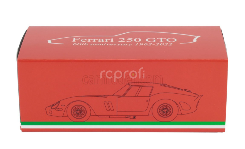 Brumm Ferrari 250 Gto 3.0l V12 Coupe Team Pierre Noblet N 19 2nd 24h Le Mans 1962 Jean Guichet - Pierre Noblet 1:43 Červená Bílá Modrá