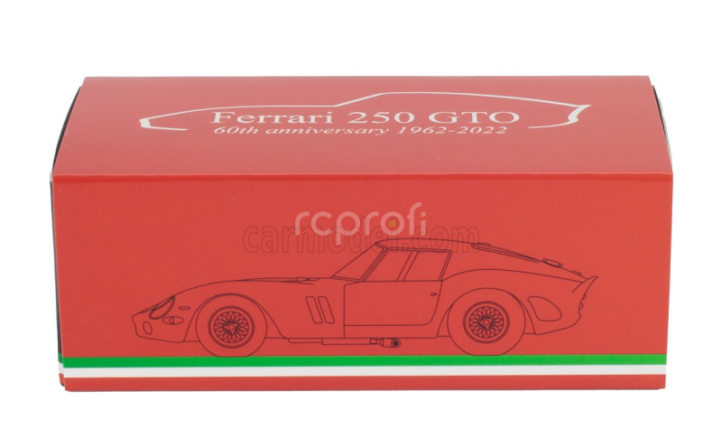 Brumm Ferrari 250 Gto Coupe Prova Modena 1962 1:43 Red