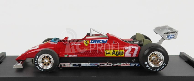 Brumm Ferrari F1  126 C2 Italy Gp 1982 N 27 Patrick Tambay 1:43 Red