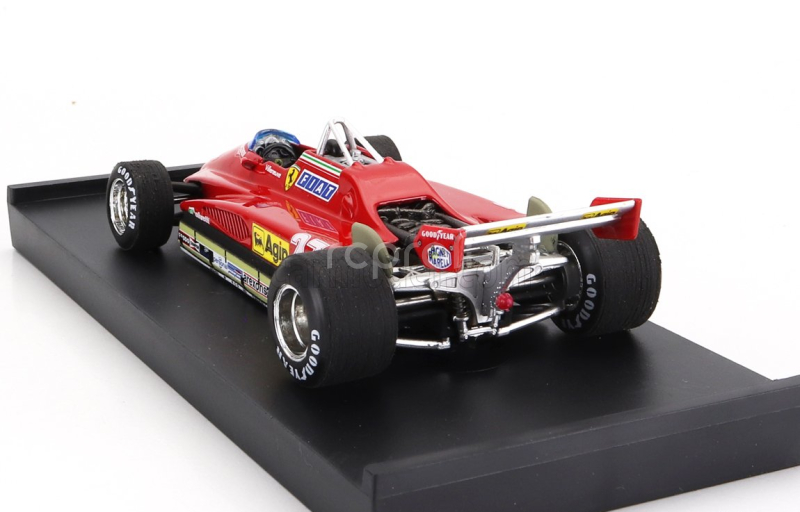 Brumm Ferrari F1  126c2 N 27 2nd San Marino Imola Gp 1982 Gilles Villeneuve 1:43 Red