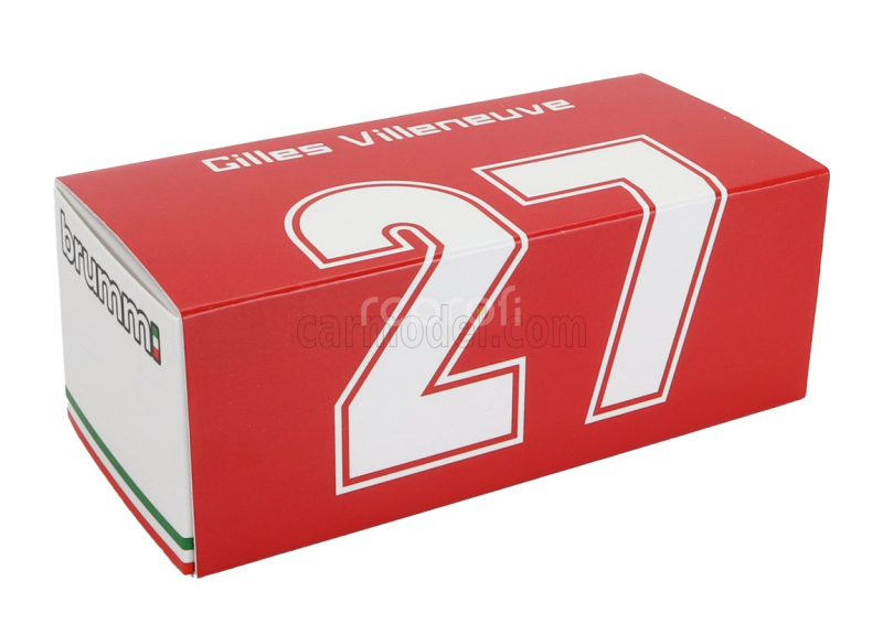 Brumm Ferrari F1  126c2 N 27 2nd San Marino Imola Gp 1982 Gilles Villeneuve 1:43 Red