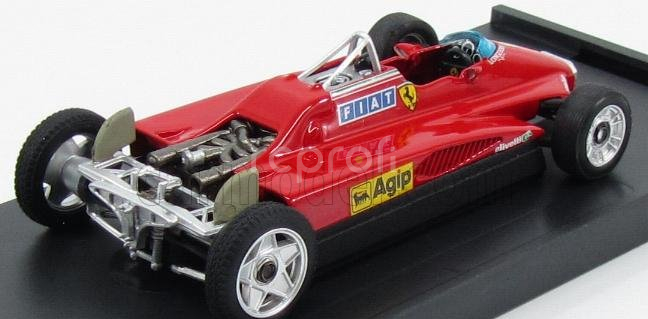 Brumm Ferrari F1  126c2 N 27 2nd San Marino Imola Gp 1982 Gilles Villeneuve - Muletto - T-car 1:43 Red