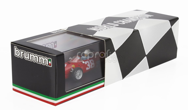 Brumm Ferrari F1  156 N 38 World Champion 3rd Monaco Gp 1961 Phil Hill - With Driver Figure 1:43 Red